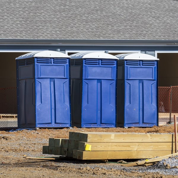 how do you ensure the portable toilets are secure and safe from vandalism during an event in Stratford